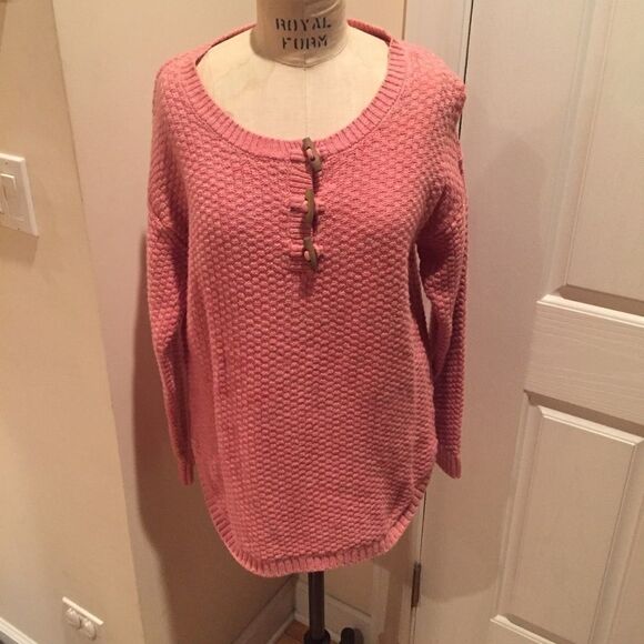 Ruff Hewn Sweater Mauve Oversized - Picture 1 of 5